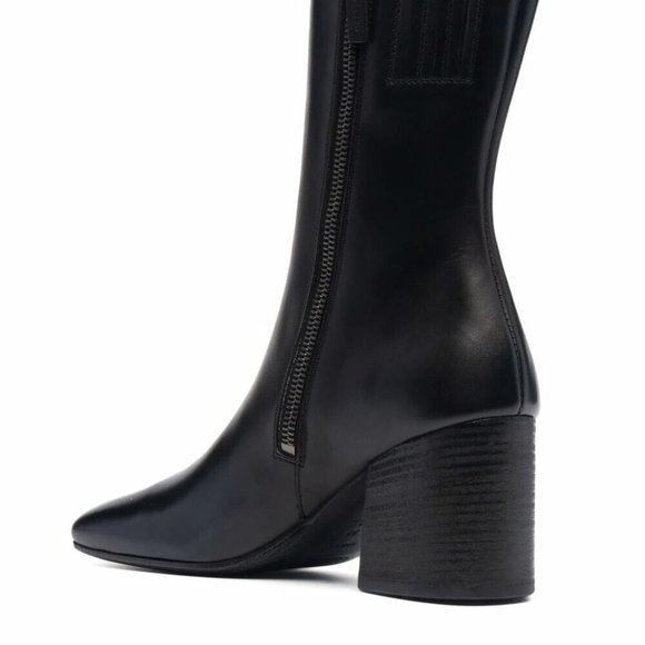 Marsèll square-toe mid-calf leather boots Size 39 - Picture 4 of 16